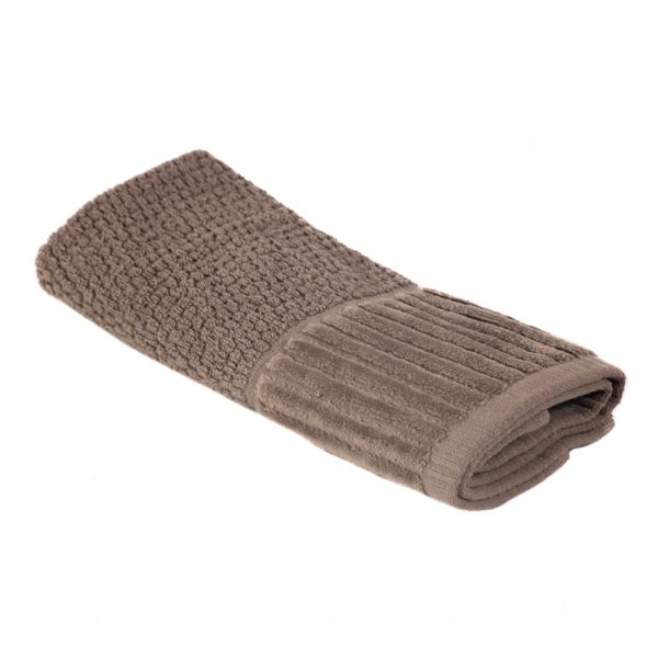 Toalla baño lavabo marrón topo 40x55 - 540 Gr. 