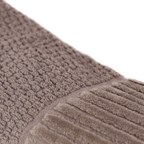 Toalla baño lavabo marrón topo 40x55 - 540 Gr. 