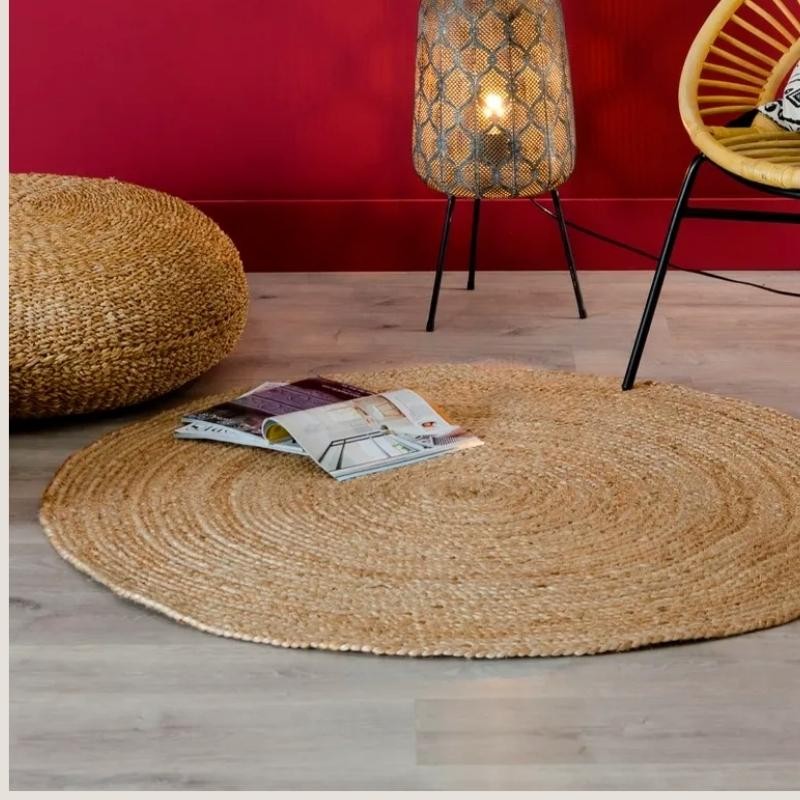 Alfombra Redonda Yute • AO tienda online alfombras