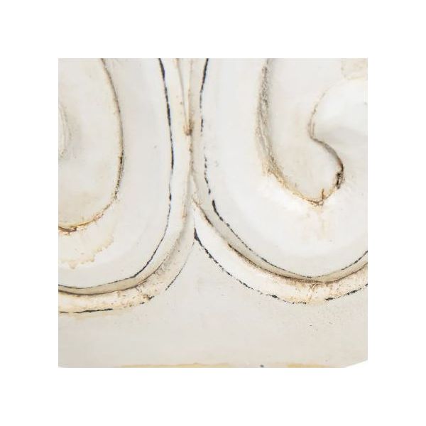 LÁMPARA MESA BLANCO ROZADO 45X45X70