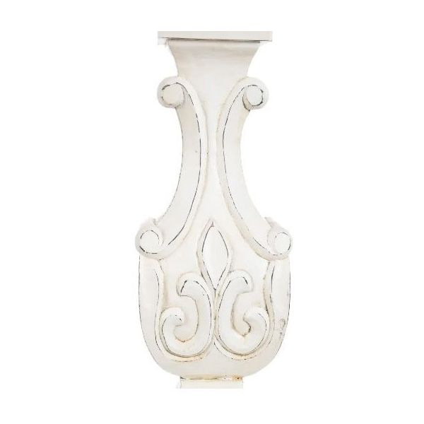 LÁMPARA MESA BLANCO ROZADO 45X45X70