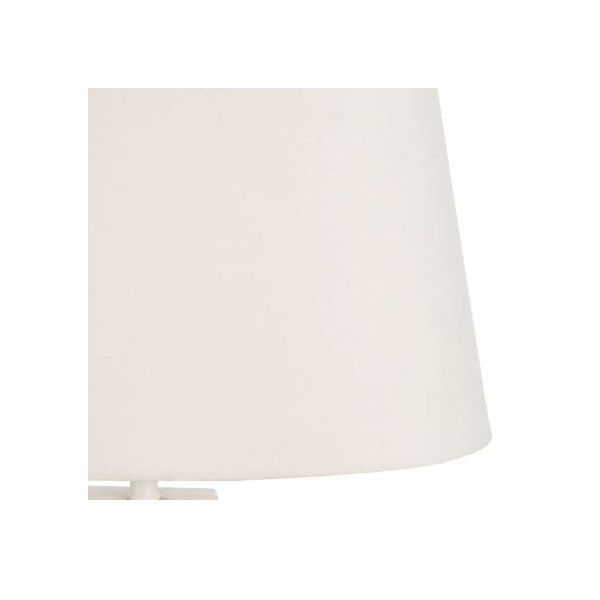 LÁMPARA MESA BLANCO ROZADO 45X45X70