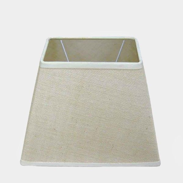 Pantalla yute 40x40x28 cuadrada  