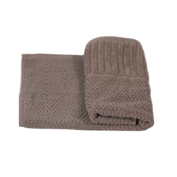 Toalla baño lavabo marrón topo 40x55 - 540 Gr.