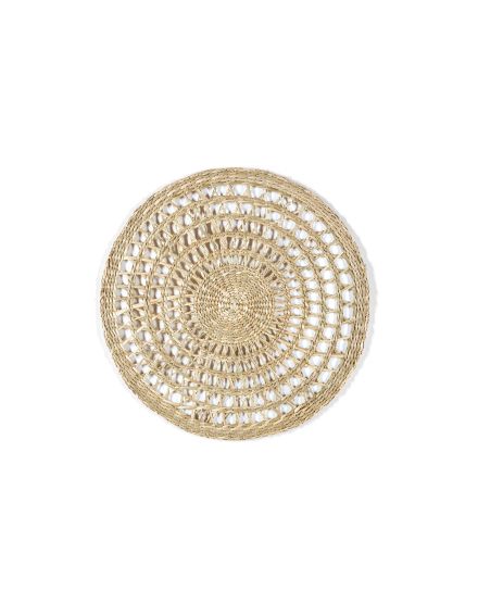 BAJO PLATO RATTAN 35 CM  2