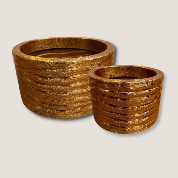 Macetero decorativo para interior y exterior en alta decoración elegante