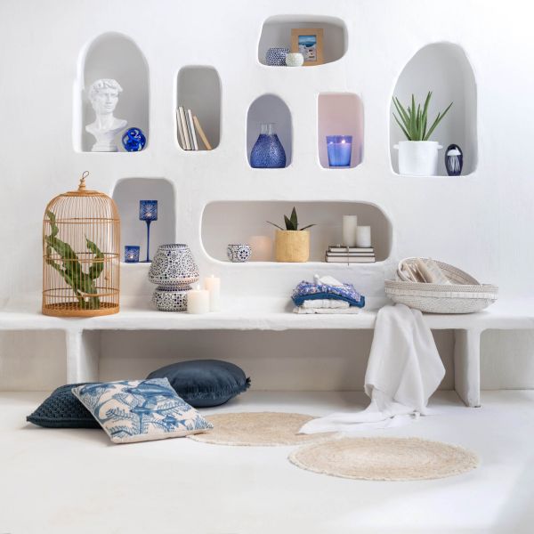 SET 2 JAULAS BAMBU NATURAL 39.5X39.5X86CM