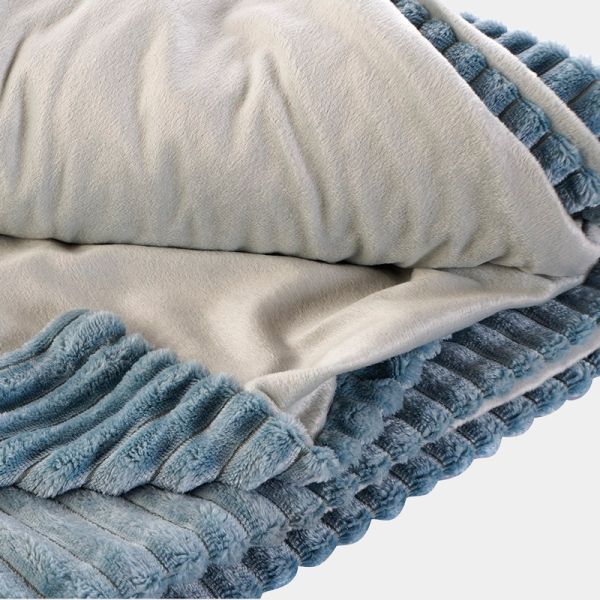 Manta Poliéster extra suave, verde