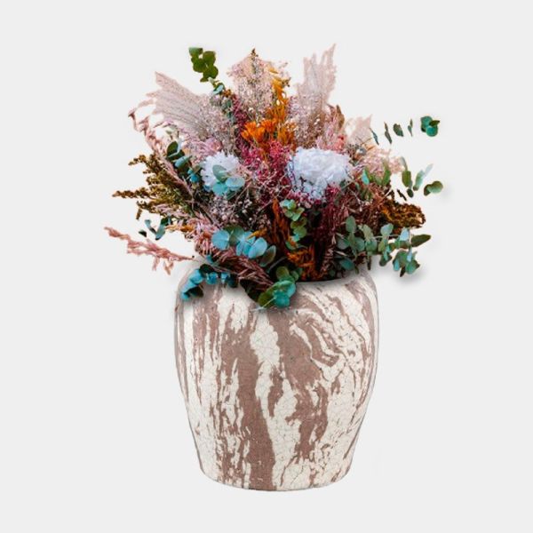 Macetero decorativo para interior y exterior en alta decoración elegante