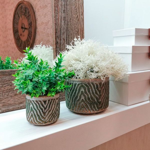 Macetero decorativo para interior y exterior en alta decoración elegante