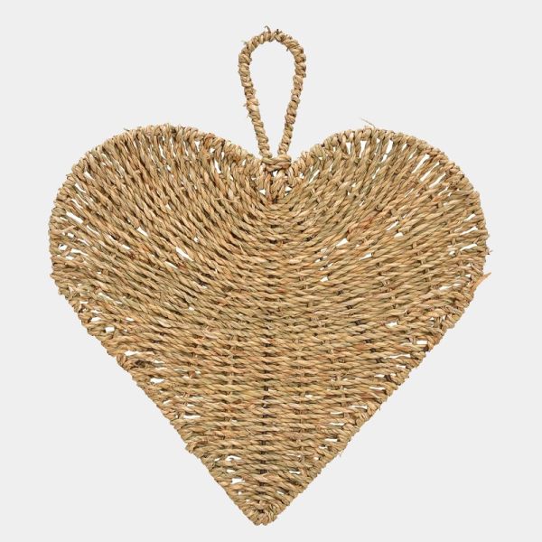 Fan heart straw 35 cm