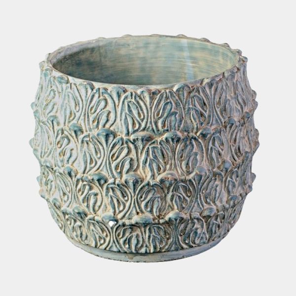 Macetero decorativo para interior y exterior en alta decoración elegante