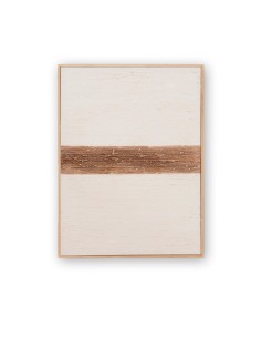 Cuadro abstracto Algodón marco madera 150x100 cm
