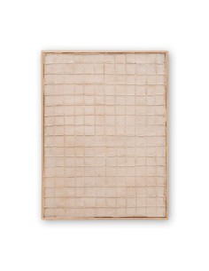 Cuadro Abstracto Algodón marco madera 100x80 cm