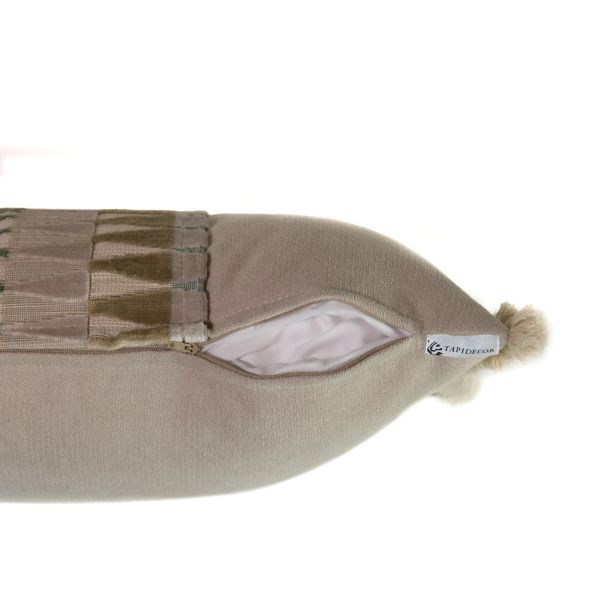 Cojín artesanal con relleno premium para cama y sofá en alta decoración elegante