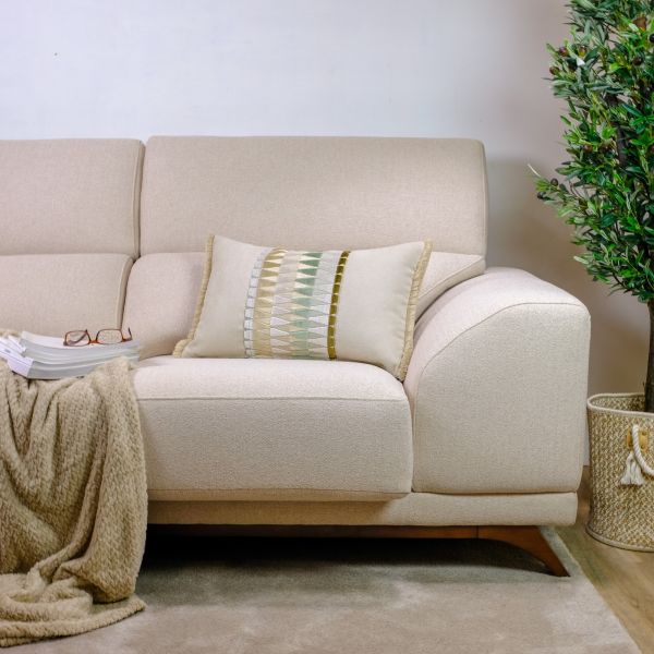 Cojín artesanal con relleno premium para cama y sofá en alta decoración elegante