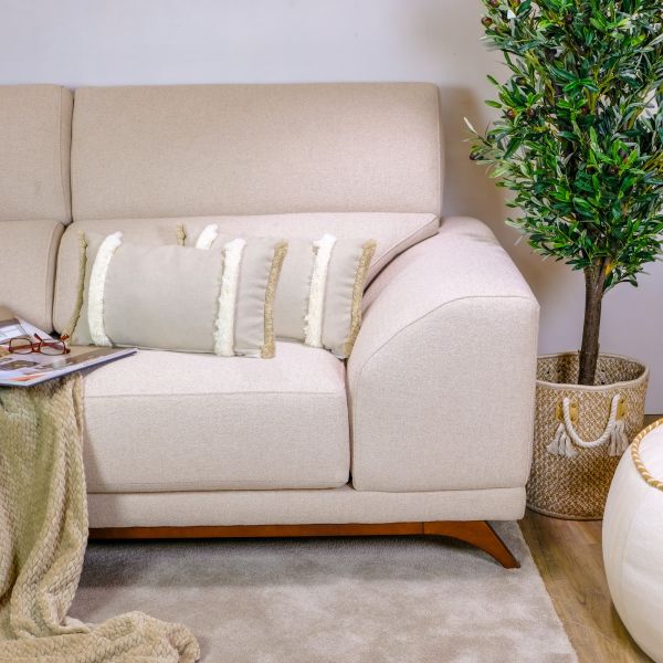 Cojín artesanal con relleno premium para cama y sofá en alta decoración elegante