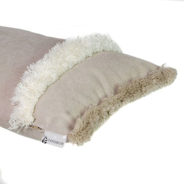 Cojín artesanal con relleno premium para cama y sofá en alta decoración elegante