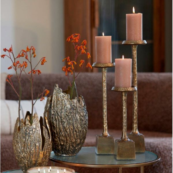 Candelabro-portavelas decorativo para realzar ambientes con inspiración