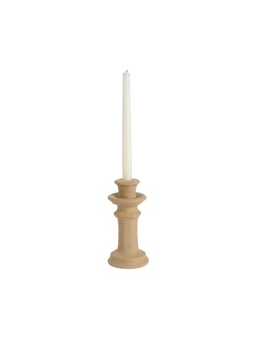 CANDELABRO CERÁMICA NOMAD BEIGE Ø9,5X15,5