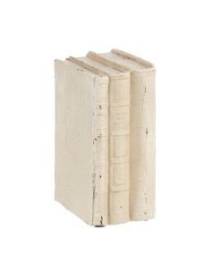 LIBROS DECO POLI BLANCO TALLA S 11X7.5X17CM