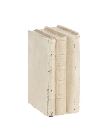 LIBROS DECO POLI BLANCO TALLA S 11X7.5X17CM