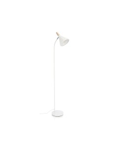 Lámpara metálica blanco 148 cm