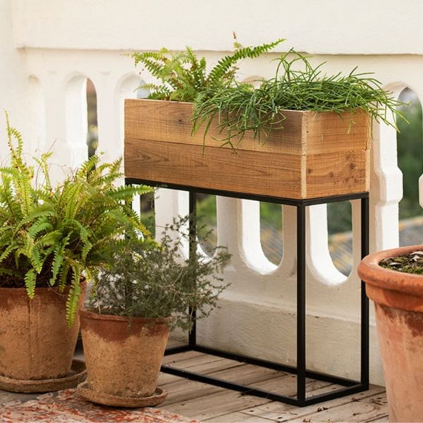 Macetero decorativo para interior y exterior en alta decoración elegante