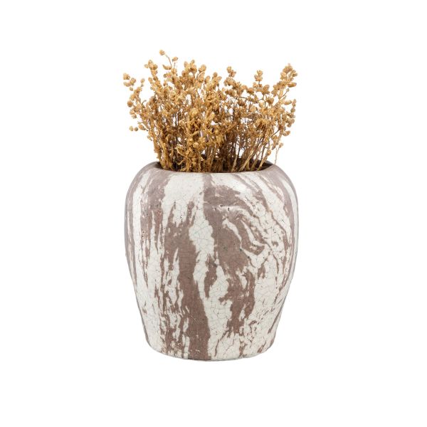 Macetero decorativo para interior y exterior en alta decoración elegante