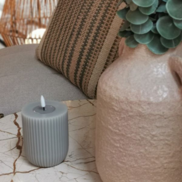 Vela decorativa para crear ambientes cálidos