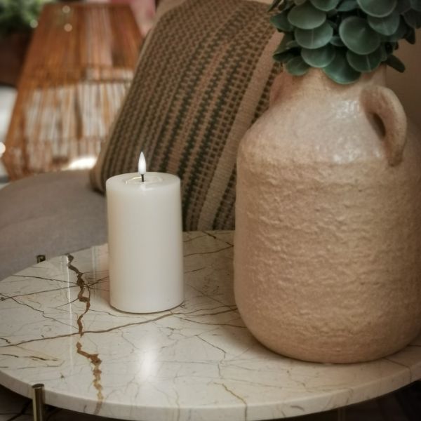 Vela decorativa para crear ambientes cálidos