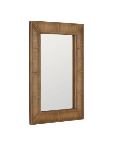 ESPEJO MADERA BAMBÚ 66X3.5X95