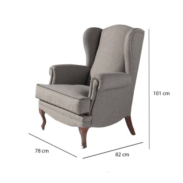 SILLON VALENCIA G:3 PATAS LACA 78X82X101