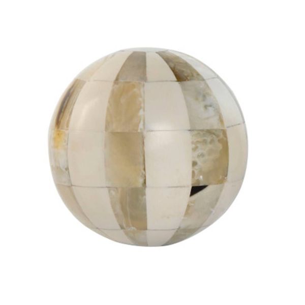 Bola Decorativa Hueso Natural | Elegancia y Sofisticación | Tapidecor