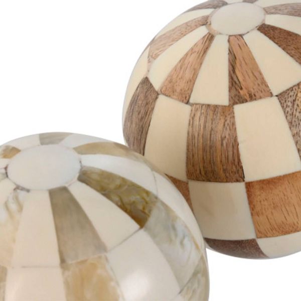 Bola Decorativa Hueso Natural | Elegancia y Sofisticación | Tapidecor