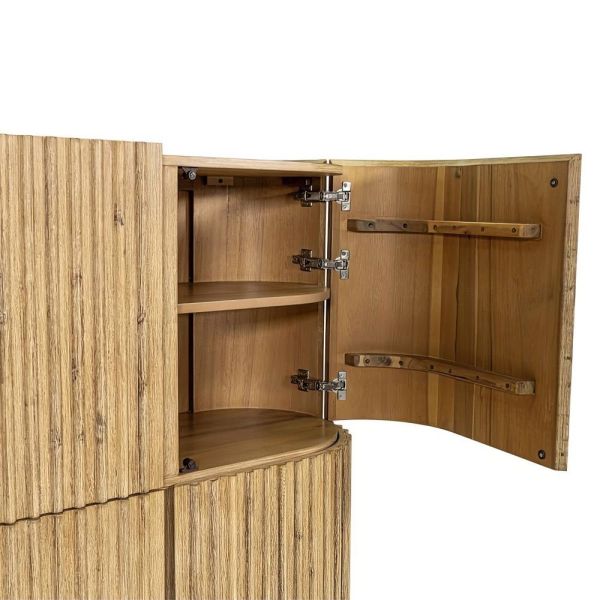 Armario Buffet de Madera Natural | Elegancia y Funcionalidad
