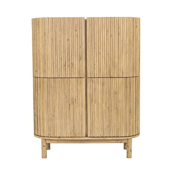 Armario Buffet de Madera Natural | Elegancia y Funcionalidad
