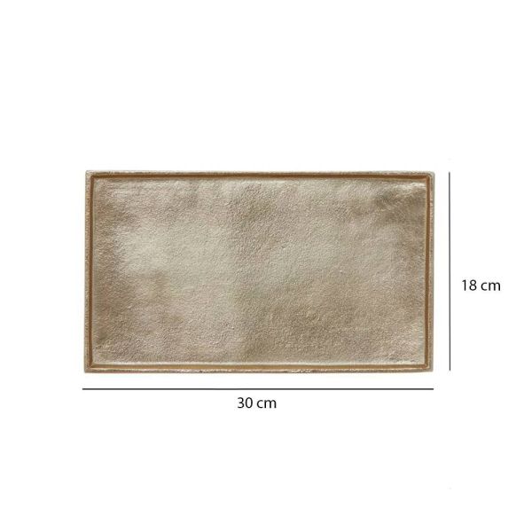 Bandeja decorativa elegante para alta decoración 