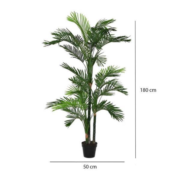 Planta artificial areca verde 50X50X180