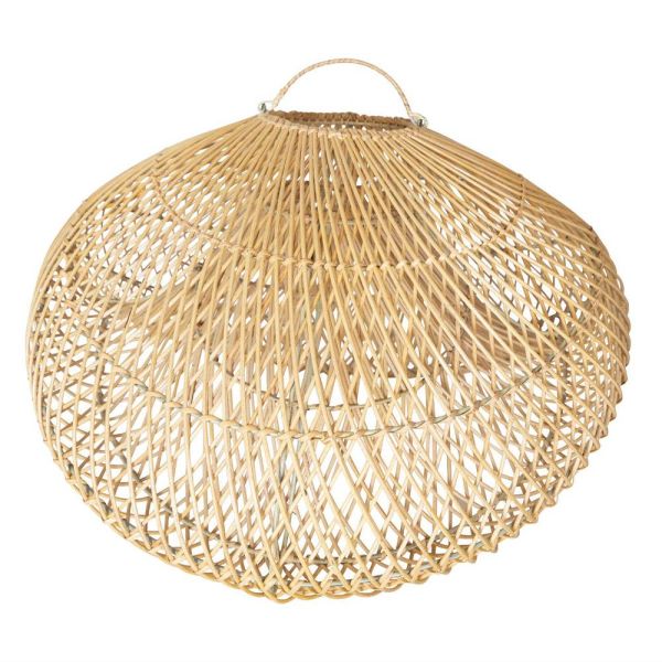 LAMPARA DE TECHO ESFERA PALMAS COLOR ORO 60X60X71.5