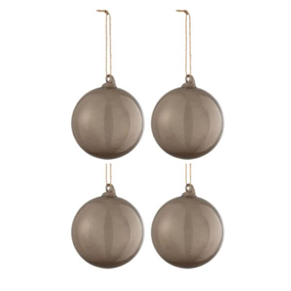 Bolas de Navidad Transparentes Gris - Tapidecor | Decoración Sofisticada