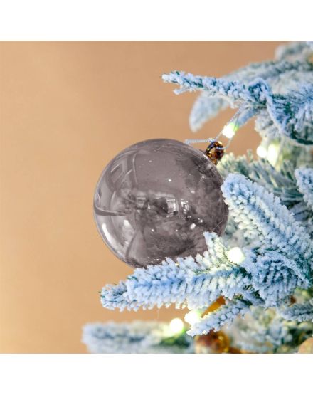 Bolas de Navidad Transparentes Gris - Tapidecor | Decoración Sofisticada 2