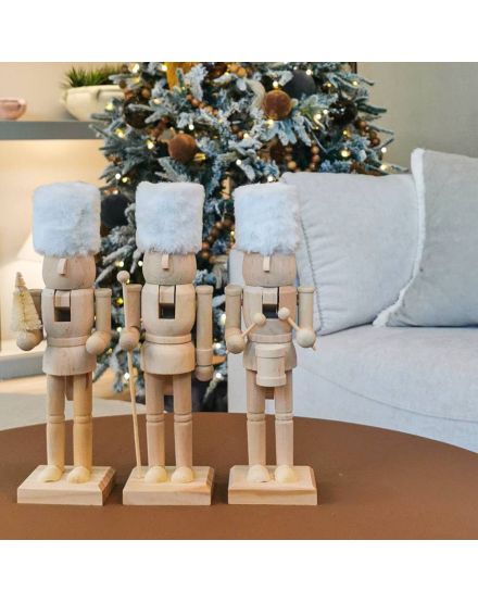 Figura Cascanueces Madera - Tapidecor | Decoración Navideña Clásica 2