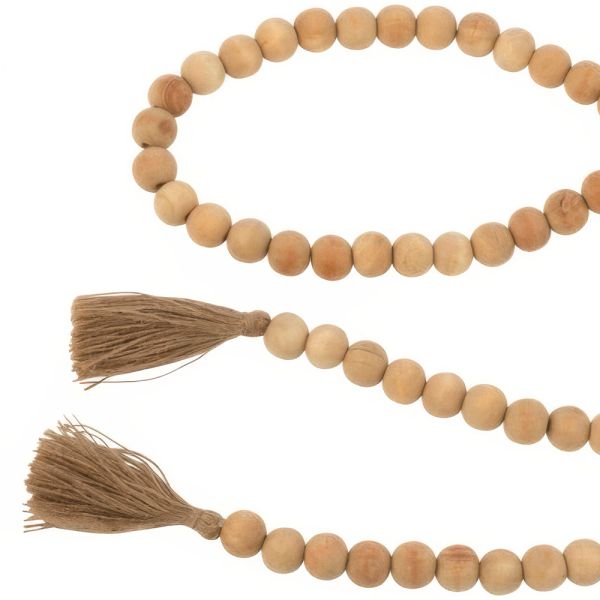 Guirnalda de Madera con Borlas - Tapidecor | Decoración Festiva