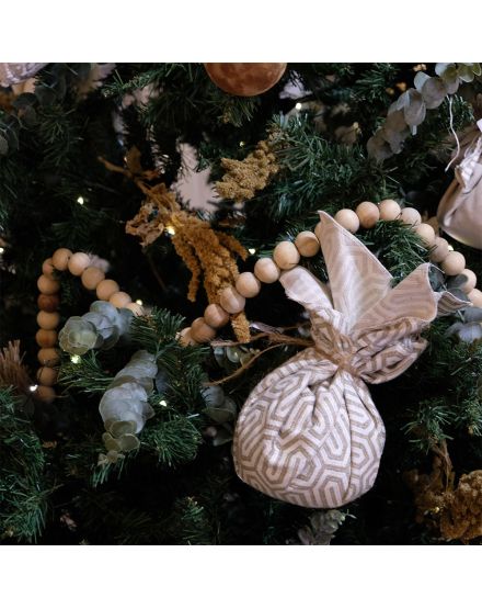 Guirnalda de Madera con Borlas - Tapidecor | Decoración Festiva 2