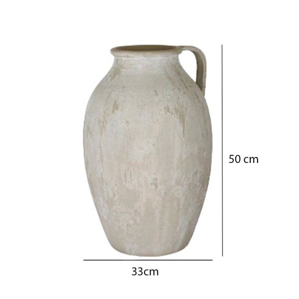 ANFORA MARA URNBEIGE 33X50