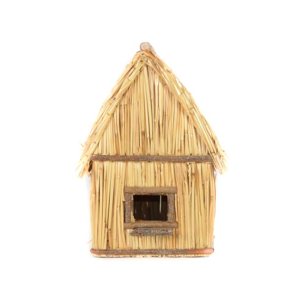 CASITA BARRACA VALENCIANA PAJA COLGAR 22X18X30