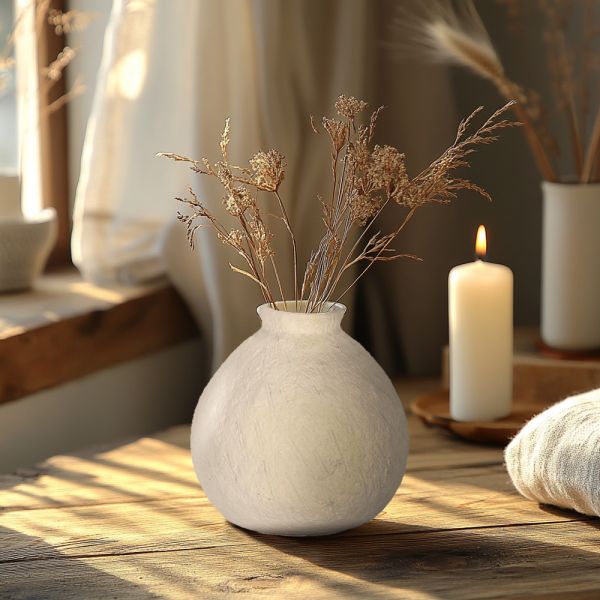 Macetero decorativo para interior y exterior en alta decoración elegante