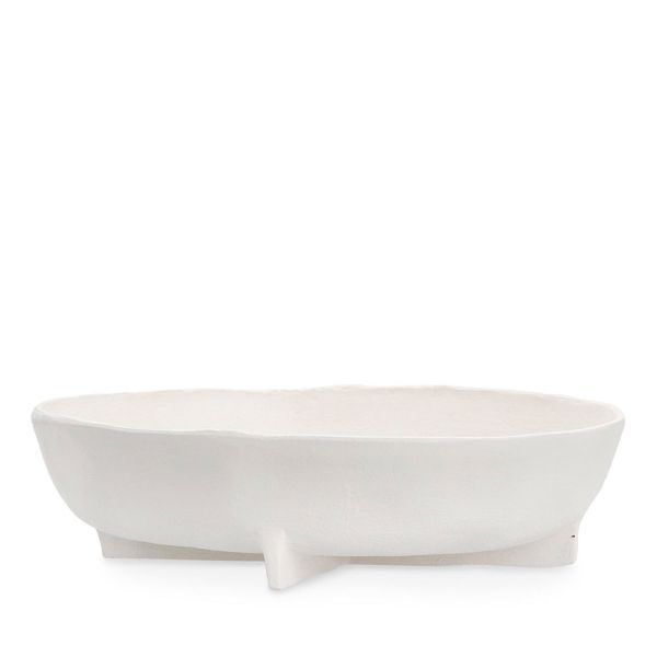 DECORACION BOL ALUMINIO BLANCO 31X30,5X8,5