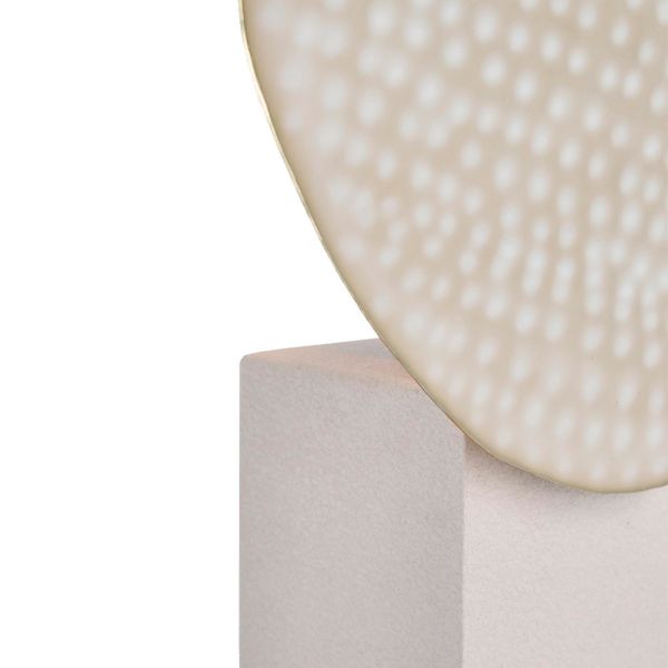 LAMPARA DE SOBREMESA METAL FLUORESCENTE BEIGE 28X14X57